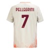 Camisola AS Roma Pellegrini 7 Homen Equipamento 2ª 24/25