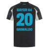 Camisola Bayer 04 Leverkusen Alejandro Grimaldo 20 Homen Equipamento 3ª 24/25