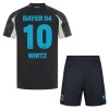 Camisola + Calções Bayer 04 Leverkusen Florian Wirtz 10 Criança Equipamento 3ª 24/25