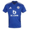 Camisola + Calções Leicester City Criança Equipamento 1ª 24/25