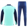 Arsenal Homen Conjunto de Moletom de Treino Quarto-Zíper 24/25 Azul