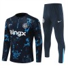 Chelsea Homen Conjunto de Moletom de Treino Quarto-Zíper 24/25 Navy