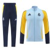 Real Madrid Homen Casaco de Treino Conjunto 24/25 Cinza