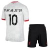 Camisola + Calções Liverpool Mac Allister 10 Criança Equipamento 3ª 24/25