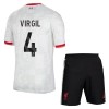 Camisola + Calções Liverpool Virgil 4 Criança Equipamento 3ª 24/25