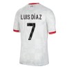 Camisola Liverpool Luis Diaz 7 Homen Equipamento 3ª 24/25