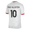 Camisola Liverpool Mac Allister 10 Homen Equipamento 3ª 24/25