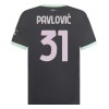 Camisola AC Milan Pavlovic 31 Homen Equipamento 3ª 24/25