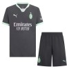 Camisola + Calções AC Milan Criança Equipamento 3ª 24/25