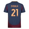 Camisola + Calções AS Roma Dybala 21 Criança Equipamento 3ª 24/25