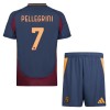 Camisola + Calções AS Roma Pellegrini 7 Criança Equipamento 3ª 24/25