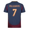 Camisola + Calções AS Roma Pellegrini 7 Criança Equipamento 3ª 24/25