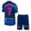 Camisola + Calções Atlético Madrid Griezmann 7 Criança Equipamento 3ª 24/25