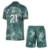 Camisola + Calções Tottenham Hotspur Kulusevski 21 Criança Equipamento 3ª 24/25