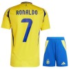 Camisola + Calções Al Nassr Ronaldo 7 Criança Equipamento 1ª 24/25