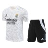 Camisola + Calções Real Madrid Pre-Match Criança 24/25 Branca