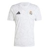 Camisola Real Madrid Pre-Match Homen 24/25 Branca