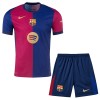 Camisola + Calções FC Barcelona Criança Equipamento 1ª 24/25