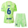 Camisola + Calções FC Barcelona Gavi 6 Criança Equipamento 3ª 24/25