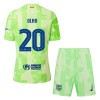 Camisola + Calções FC Barcelona Olmo 20 Criança Equipamento 3ª 24/25