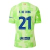 Camisola FC Barcelona Frenkie de Jong 21 Homen Equipamento 3ª 24/25