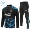 Napoli Criança Conjunto de Moletom de Treino Quarto-Zíper 24/25 Navy