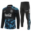 Napoli Homen Conjunto de Moletom de Treino Quarto-Zíper 24/25 Navy