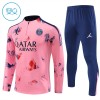 Paris Saint-Germain Criança Conjunto de Moletom de Treino Quarto-Zíper 24/25 Rosa