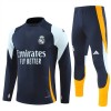 Real Madrid Homen Conjunto de Moletom de Treino Quarto-Zíper 24/25 Navy