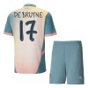 Camisola + Calções Manchester City De Bruyne 17 Criança Equipamento 4ª 24/25