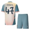 Camisola + Calções Manchester City Foden 47 Criança Equipamento 4ª 24/25