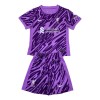 Camisola + Calções Guarda-Redes Liverpool Criança 24/25 Roxo