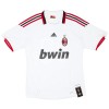 Camisola AC Milan 2009-10 Retro Homen Equipamento 2ª