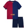 Camisola + Calções FC Barcelona ColdPlay Criança Equipamento 1ª 24/25