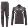 Real Madrid Homen Casaco de Treino Conjunto 24/25 Cinza