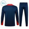 Barcelona Criança Conjunto de Moletom de Treino Quarto-Zíper 24/25 Navy