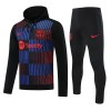 Barcelona Hoodie Homen Conjunto de Moletom de Treino 24/25 Navy