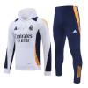 Real Madrid Hoodie Homen Conjunto de Moletom de Treino 24/25 Branca