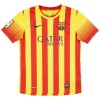 Camisola Barcelona 2013-14 Retro Homen Equipamento 2ª