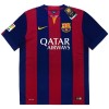 Camisola Barcelona 2014-15 Retro Homen Equipamento 1ª