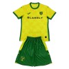 Camisola + Calções Norwich City Criança Equipamento 1ª 24/25