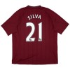 Camisola Manchester City Silva 21 2012-13 Homen Equipamento 2ª