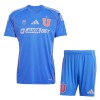 Camisola + Calções Universidad de Chile Criança Equipamento 1ª 2025-26